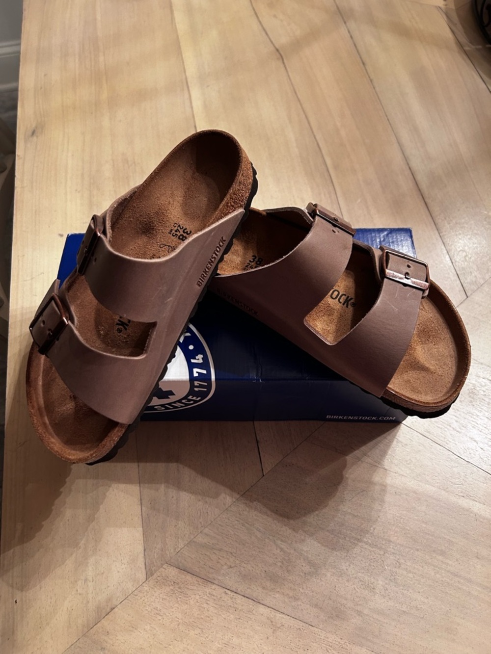 Birkenstock Arizona BS Sandals in Tobacco Brown size womens 7- mens 5 NWT - Picture 5 of 8